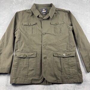 Guide Gear Mens Denim Field Utility Military Chore Jacket Cotton Size XL